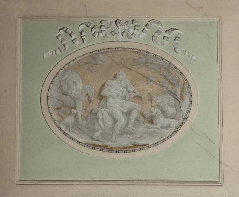 Giuseppe Teosa-75-Orfeo incanta gli animali - Palazzo Averoldi, Brescia